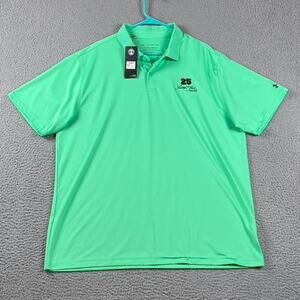 Under Armour Performance Polo Men's 2XL Green Yankee Trace 25th Anniversary New